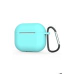 Zore Apple Airpods 3. Nesil Mavi Açık Uyumlu Standart Silikon Kılıf