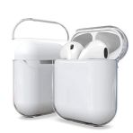 Zore Apple Airpods 3. Nesil Şeffaf Sert Kristal Airbag 14 Kılıf