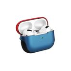 Zore Apple Airpods Pro Uyumlu Shockproof Silikon Kırmızı Mavi Kılıf