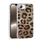 Zore Apple için uyumlu iPhone 16E Kılıf Desenli Zore Mep Kapak Gold Leopar
