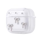 Zore Apple ile uyumlu Airpods 3. Nesil Zore Airbag 44 Airbag Tasarımlı Simli Şeffaf Kutup Kılıf Fiyonk