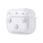 Zore Apple ile uyumlu Airpods 3. Nesil Zore Airbag 44 Airbag Tasarımlı Simli Şeffaf Kutup Kılıf Yıldız