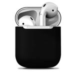 Zore Apple ile uyumlu Airpods Kılıf Airbag 13 Silikon Siyah