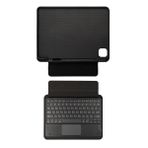 Zore Apple ile uyumlu iPad Air 11 2025 M3 Zore Border Keyboard Bluetooh Bağlantılı Standlı Klavyeli Tablet Kılıfı Siyah