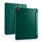 Zore Apple İle Uyumlu İpad Pro 12.9 2022 M2 Kılıf Tri Folding Kalem Bölmeli Standlı Kılıf