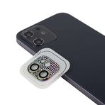 Zore Apple ile uyumlu iPhone 12 CL-08 Kamera Lens Koruyucu Colorful