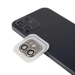 Zore Apple ile uyumlu iPhone 12 CL-08 Kamera Lens Koruyucu Gümüş