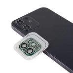 Zore Apple ile uyumlu iPhone 12 CL-08 Kamera Lens Koruyucu Koyu Yeşil