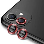 Zore Apple İle Uyumlu iPhone 12 CL-12 Premium Safir Parmak İzi Bırakmayan Anti-Reflective Kamera Lens Koruyucu, Kırmızı