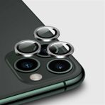 Zore Apple ile uyumlu iPhone 12 Pro Max CL-02 Kamera Lens Koruyucu Gümüş