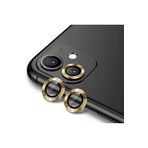 Zore Apple İle Uyumlu iPhone 14 CL-12 Premium Safir Parmak İzi Bırakmayan Anti-Reflective Kamera Lens Koruyucu, Gold