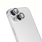 Zore Apple ile uyumlu iPhone 14 Mikro Kamera Lens Koruyucu Gümüş