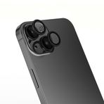 Zore Apple ile uyumlu iPhone 14 Mikro Kamera Lens Koruyucu Siyah