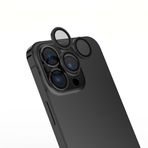 Zore Apple ile uyumlu iPhone 14 Pro Max Mikro Kamera Lens Koruyucu Siyah
