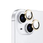 Zore Apple İle Uyumlu iPhone 15 CL-12 Premium Safir Parmak İzi Bırakmayan Anti-Reflective Kamera Lens Koruyucu, Sarı