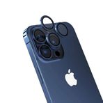 Zore Apple İle Uyumlu iPhone 15 Pro Max CL-15 Parmak İzi Bırakmayan Anti-Reflective Kamera Lens Koruyucu, Midnight