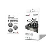Zore Apple İle Uyumlu İphone 16 Pro Max Cl-12 Premium Safir Parmak İzi Bırakmayan Anti-Reflective Kamera Lens Koruyucu