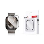 Zore Apple ile uyumlu Watch 10 46mm PMMA Pet Saat Ekran Koruyucu Siyah