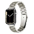 Zore Apple İle Uyumlu Watch 38mm/40mm KRD-93 Metal Kordon Titanyum