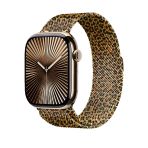 Zore Apple İle Uyumlu Watch 42Mm Krd-01 Leopar Desenli Metal Kordon