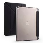 Zore Apple iPad 10.2 2021 9. Nesil Uyumlu Siyah Tri Folding Kalem Bölmeli Standlı Kılıf