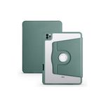 Zore Apple iPad 10.2 2021 9. Nesil Uyumlu Termik Kalem Bölmeli Dönebilen Standlı Koyu Yeşil Kılıf
