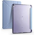 Zore Apple iPad 10.2 8. Nesil Uyumlu Mavi Tri Folding Kalem Bölmeli Standlı Kılıf
