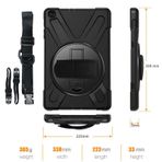 Zore Apple iPad 2-3-4 Defender Tablet Silikon Kılıf
