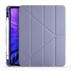 Zore Apple iPad Air 10.9 2020 4.Nesil Tri Folding Smart With Pen Standlı Tablet Kılıf