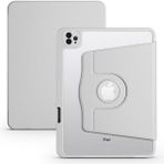 Zore Apple iPad Air 10.9 2020 4. Nesil Uyumlu Gri Termik Kalem Bölmeli Dönebilen Standlı Kılıf