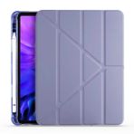 Zore Apple iPad Air 10.9 2022 5.Nesil Kılıf Tri Folding Kalem Bölmeli Standlı Kılıf