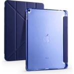 Zore Apple iPad Pro 10.5 7. Nesil Uyumlu Lacivert Tri Folding Kalem Bölmeli Standlı Kılıf