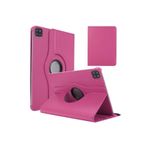 Zore Apple iPad Pro 12.9 2021 5. Nesil Dönebilen Standlı - Pembe Kılıf