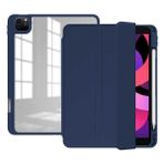 Zore Apple iPad Pro 12.9 2022 M2 Uyumlu Lacivert Nort Arkası Şeffaf Standlı Kılıf