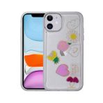 Zore Apple iPhone 11 Figürlü Desenli Işıltılı Sert Sos Kapak Kılıf