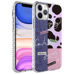 Zore Apple iPhone 11 Pro Airbag Kenarlı Renkli Desenli Silikon Elegans Kılıf