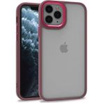 Zore Apple iPhone 11 Pro Flora Kapak Kırmızı Cep Telefonu Kılıfı