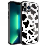 Zore Apple iPhone 11 Pro Max Kamera Korumalı Desenli Sert Silikon Zore Epoksi Kapak Kılıf