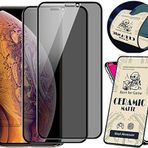 zore Apple iPhone 11/XR Mat Seramik Nano 9D Ekran Tam Kaplayan Kavisli Kırılmaz Cam İnce Ekran Koruyucu (Anti Parmak İzi)