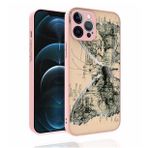 Zore Apple iPhone 12 Pro Max Desenli Kamera Korumalı Parlak Nora Kapak Kılıf