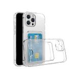 Zore Apple iPhone 12 Pro Max Kartlıklı Şeffaf Setra Clear Silikon Kapak Kılıf
