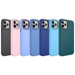 Zore Apple iPhone 12 Pro Max Metal Çerçeve Buton Tasarımlı Silikon Luna Kapak Kılıf