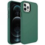 Zore Apple iPhone 13 Pro Metal Çerçeve ve Buton Tasarımlı Sert Botox Kapak Kılıf
