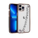 Zore Apple Iphone 13 Pro Taş Süslemeli Kamera Korumalı El Tutamaçlı Blazer Kapak Kılıf