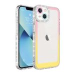 Zore Apple iPhone 13 Simli Renk Geçiş Tasarımlı Lens Korumalı Park Kapak Kılıf