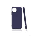 Zore Apple iPhone 13 Uyumlu Lacivert Biye Silikon Kılıf