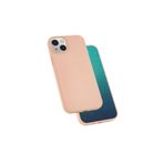 Zore Apple iPhone 13 Uyumlu Pembe Silk Silikon Kılıf