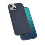 Zore Apple iPhone 13 Uyumlu Silk Silikon Lacivert Kılıf