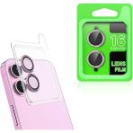 Zore Apple İphone 16 Msra Cl-07 Kamera Lens Koruyucu-Pembe