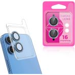Zore Apple İphone 16 Plus Msra Cl-06 Kamera Lens Koruyucu-Mavi Açık